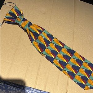 Colorful Geometric Women's Tie